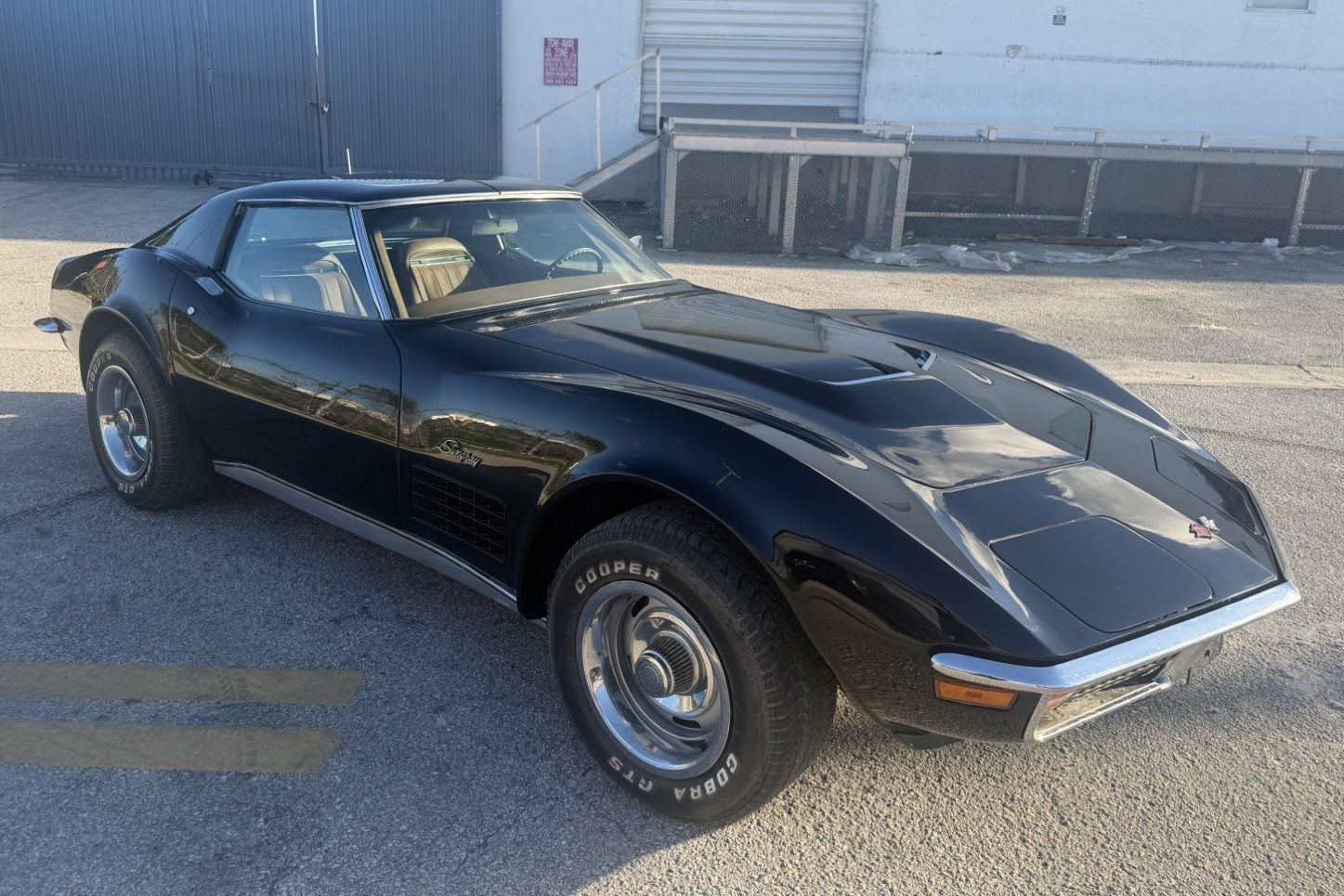 A 1972 Corvette Painted Black in a Year Chevrolet Didn't Offer It