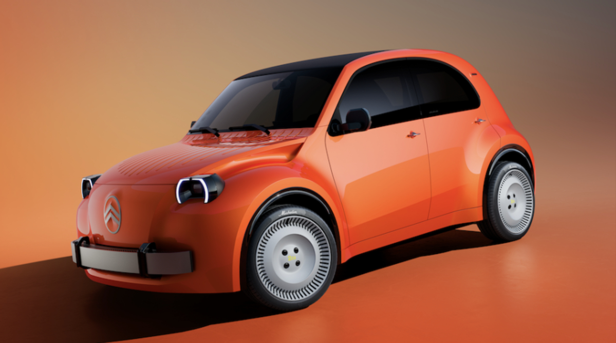 Citroen 2 CV, Bu Kez Elektrikli Bir Konsept Olarak Paris Fuarı'nda Geri Dönüyor