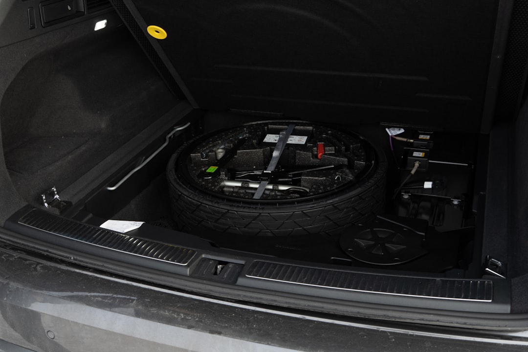 Ford Patent Imagines a Spare Wheel That Doubles as a Wireless Charging Pad