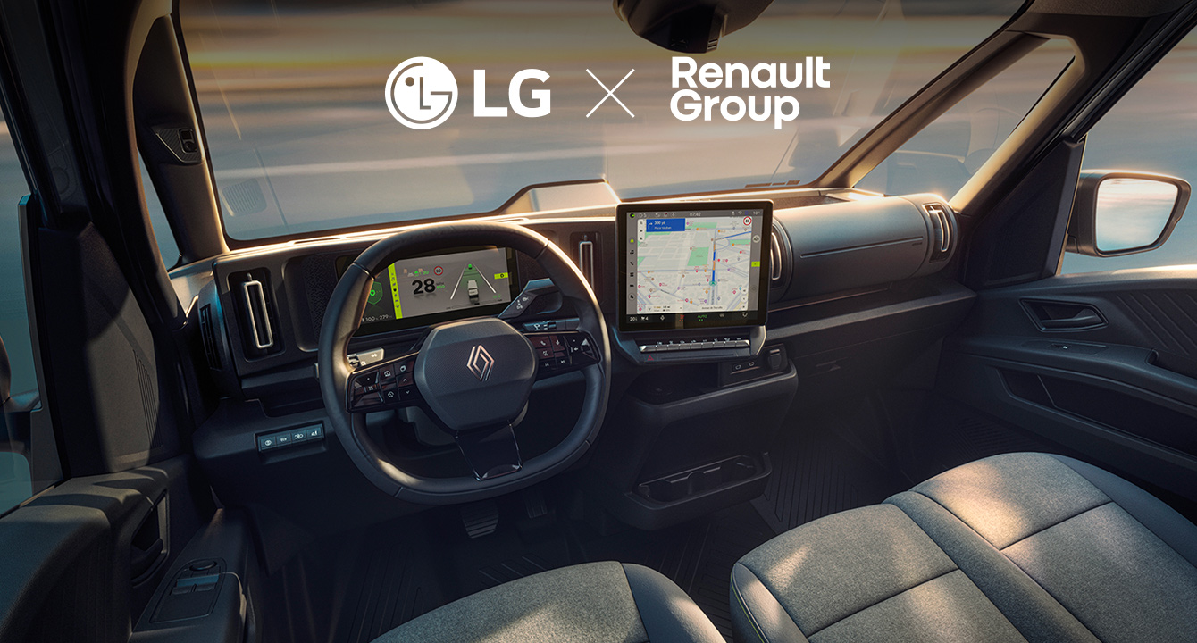 LG, Renault'nun İlk Yazılım Tanımlı Vanı İçin Kokpit Sistemi Tedarik Edecek