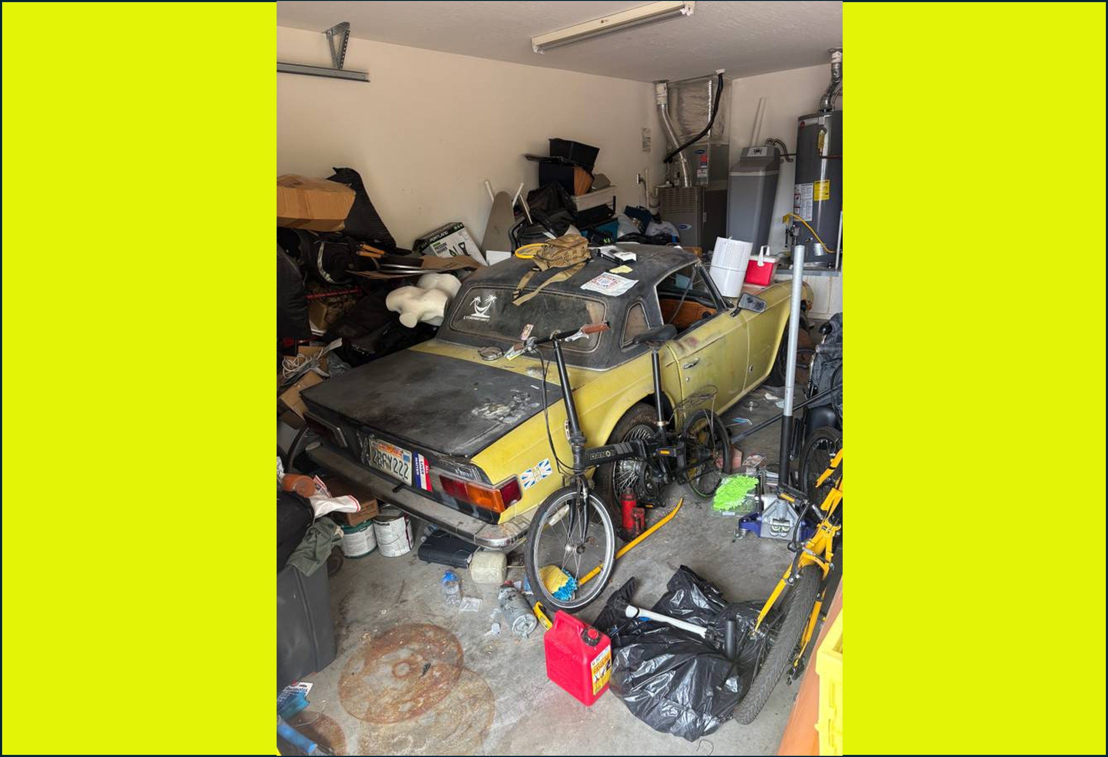 A 1973 Triumph TR6 Emerges From an Arizona Garage After Years in Storage