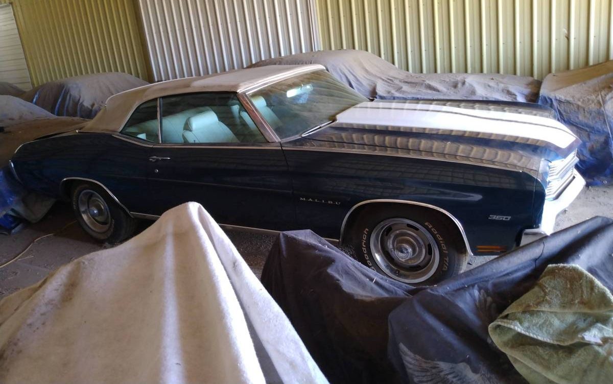 Depodan Çıkan 1970 Chevrolet Chevelle Malibu Convertible Satışta