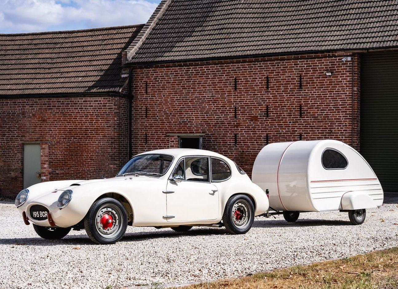 1962 Rochdale GT satışta: yanında uyumlu kamp römorkuyla geliyor