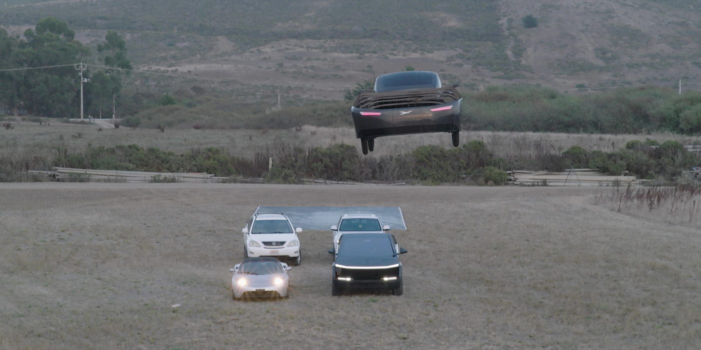 Alef Flies Its Car Over a Tesla Roadster — and Says the Flying Car Race Is Finally On