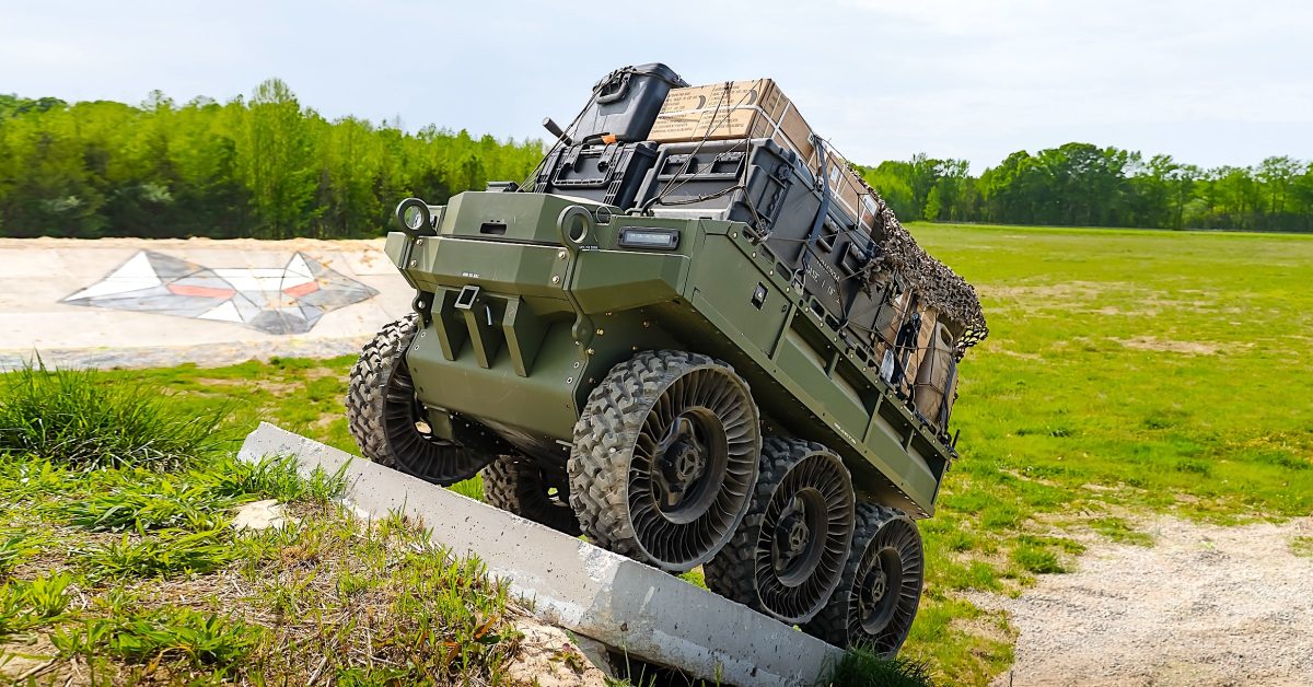 BLADE's Autonomous 6x6 Military Hybrid Robot Joins US Army Trials