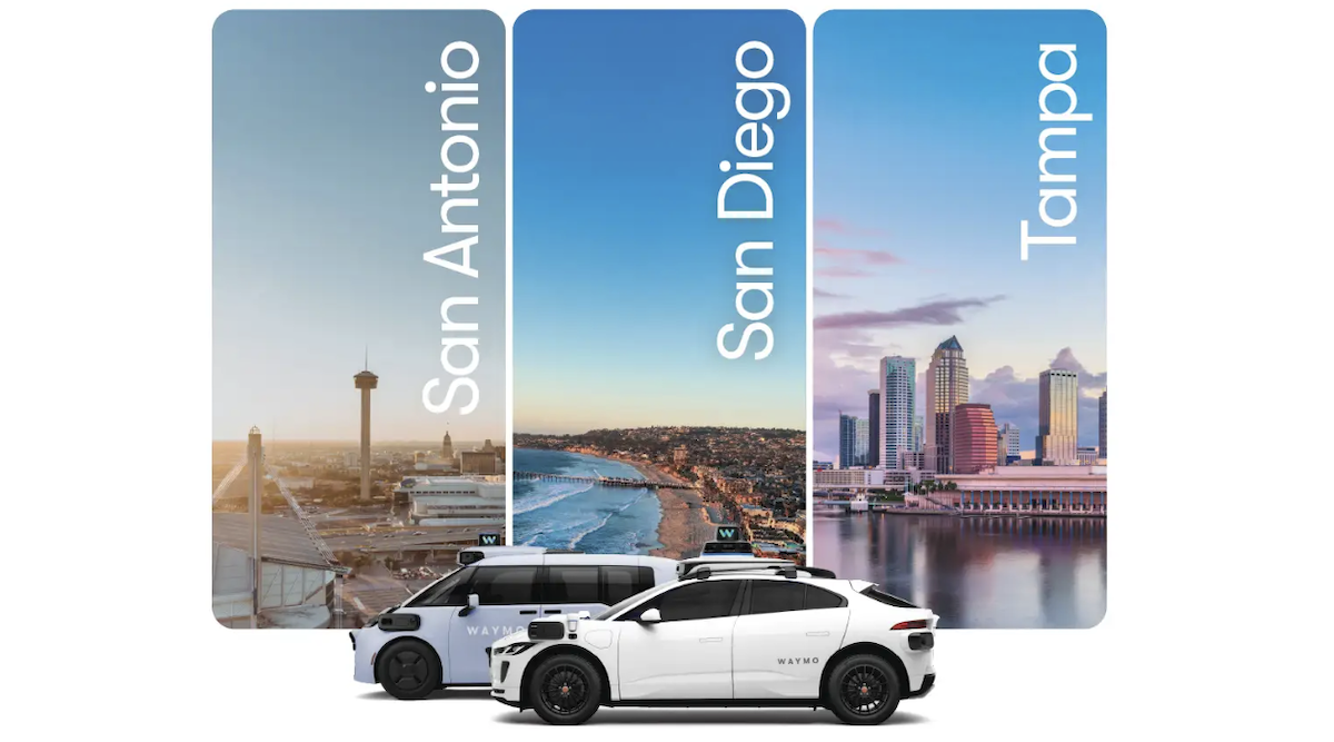 Waymo Ends Waitlist: Robotaxi Service Now Open to All in San Antonio, San Diego and Tampa