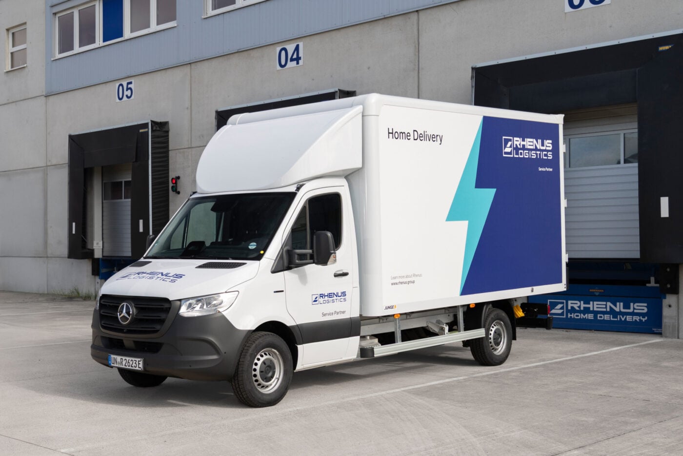 Rhenus, Son Kilometre Teslimatları İçin 51 Mercedes eSprinter'ı Devreye Aldı