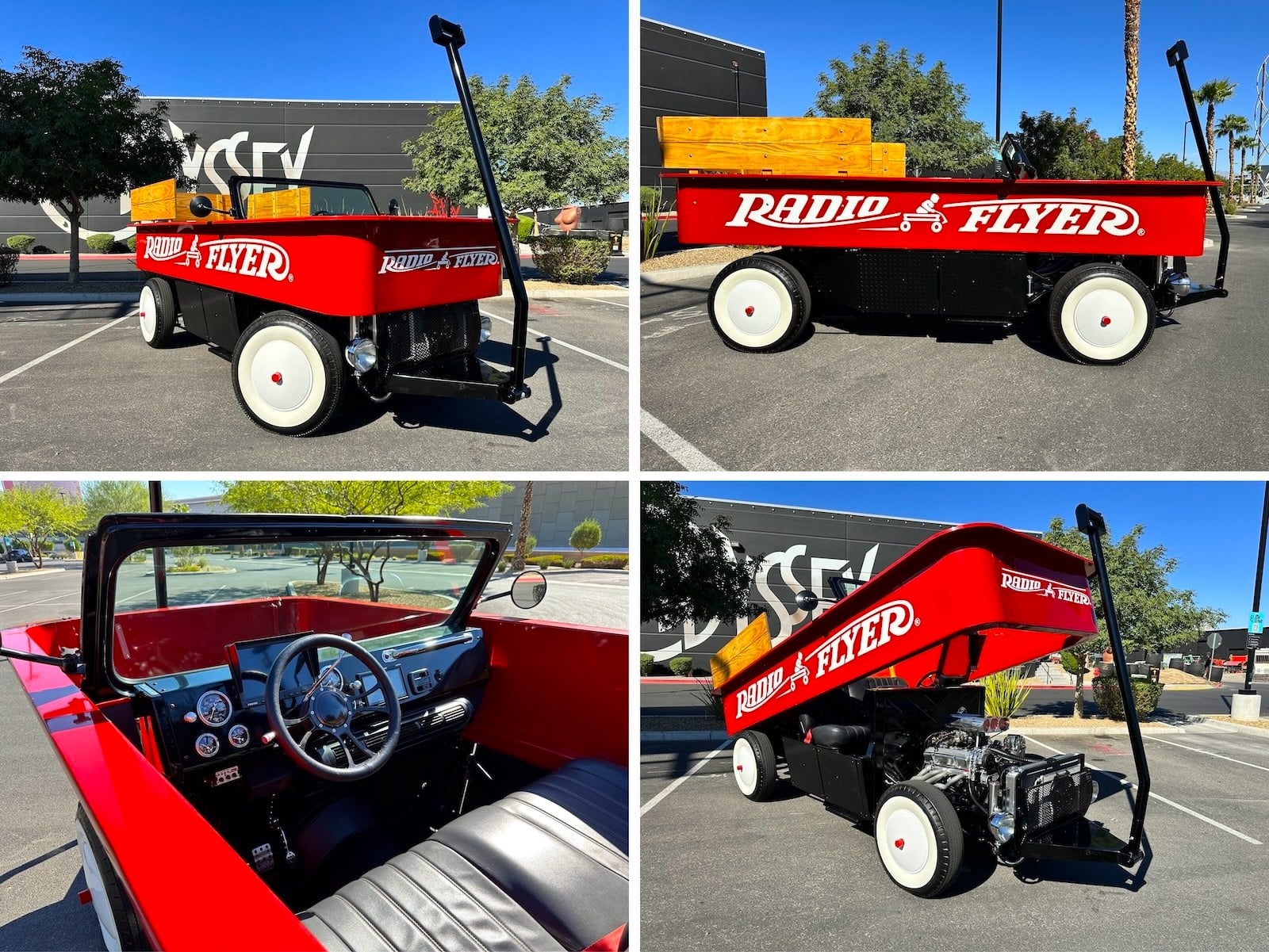 Trafiğe Kayıtlı V8'li Radio Flyer Vagonu Satışta: Çocukluğun Oyuncak Arabası Artık Yolda