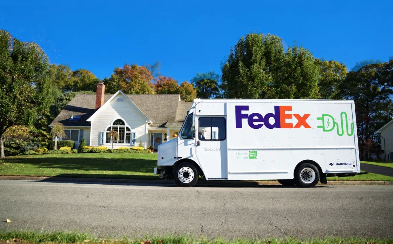 FedEx Places Landmark Order for 2,000 Electric Delivery Vans from Harbinger