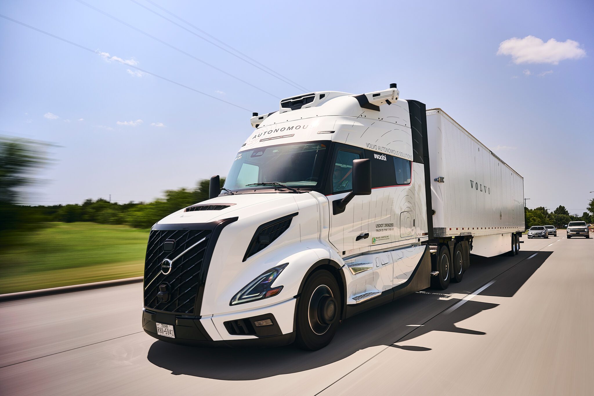 Volvo ve Waabi, Warp için Teksas'ta Otonom Yük Taşımacılığına Başladı