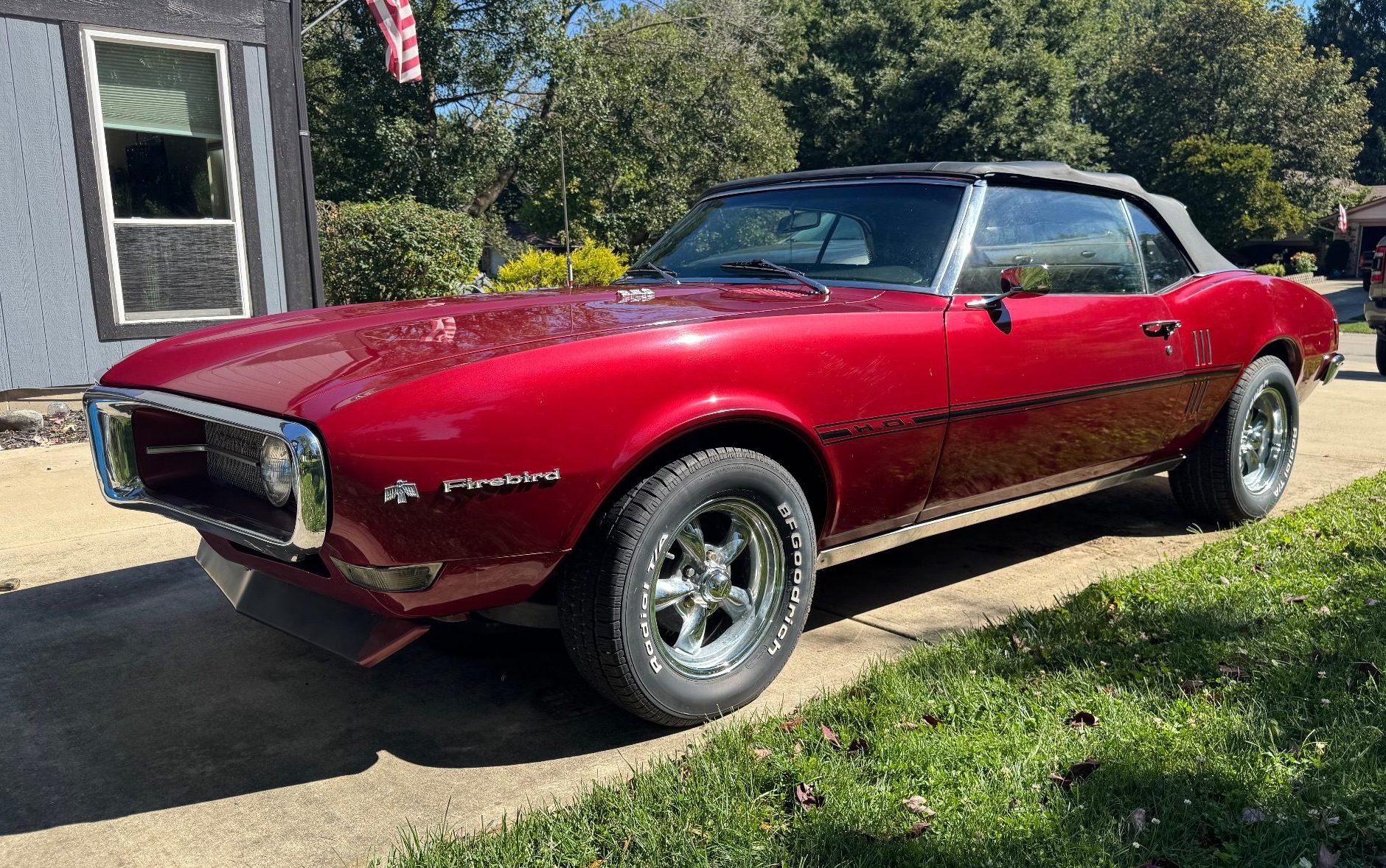 1968 Pontiac Firebird Convertible Heads to Auction With a Stick-Shift Surprise
