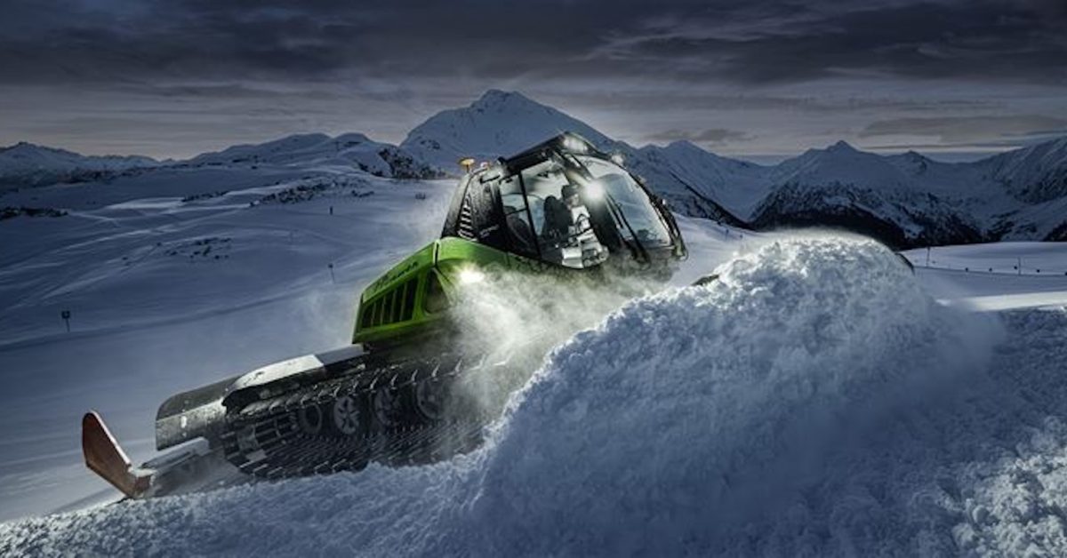 Prinoth Turns to Scania Batteries for a New Generation of Electric Snow Groomers