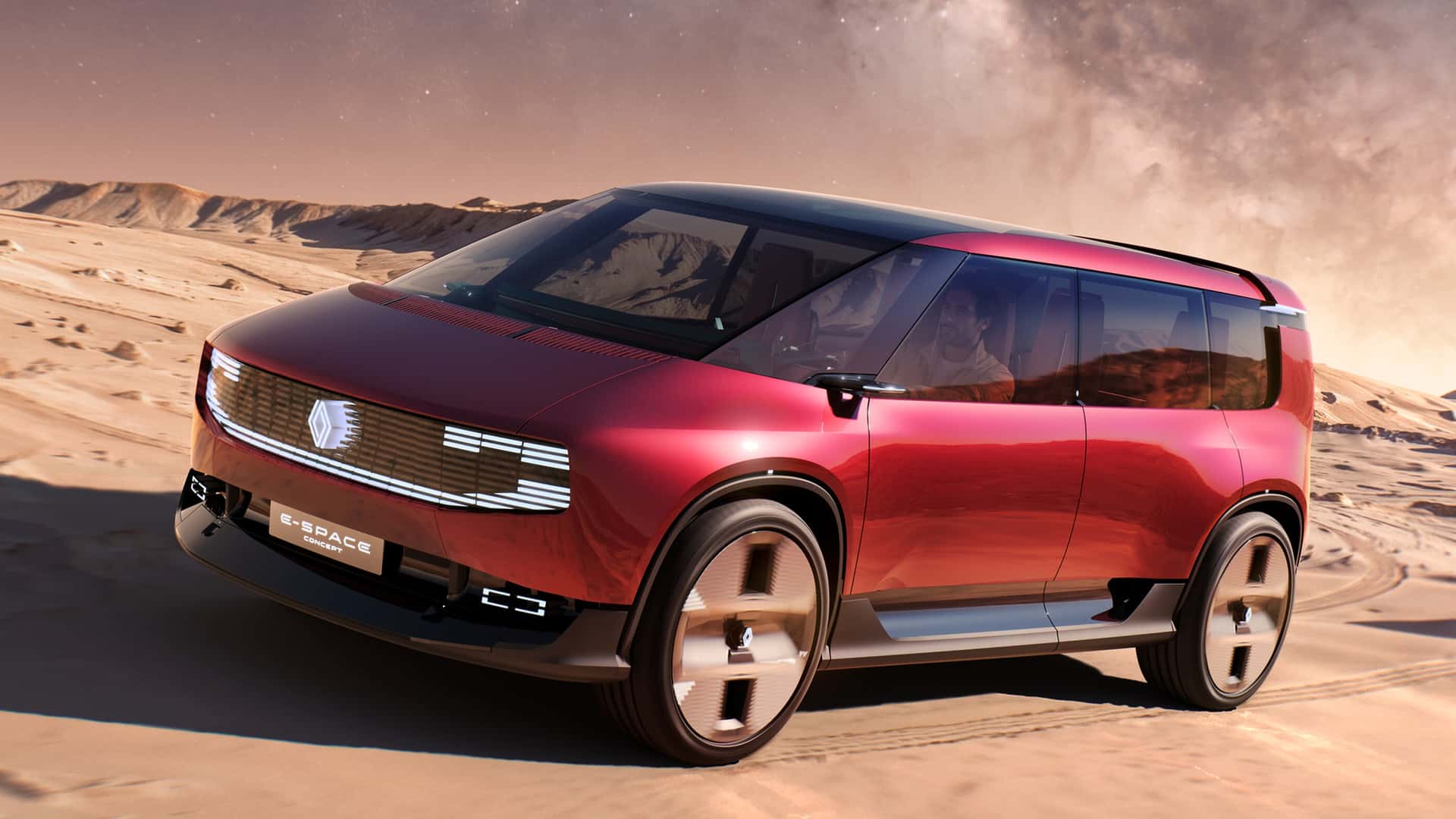 Renault E-Space Konsepti Minibüsü Retro-Fütüristik Bir Dokunuşla Geri Getiriyor