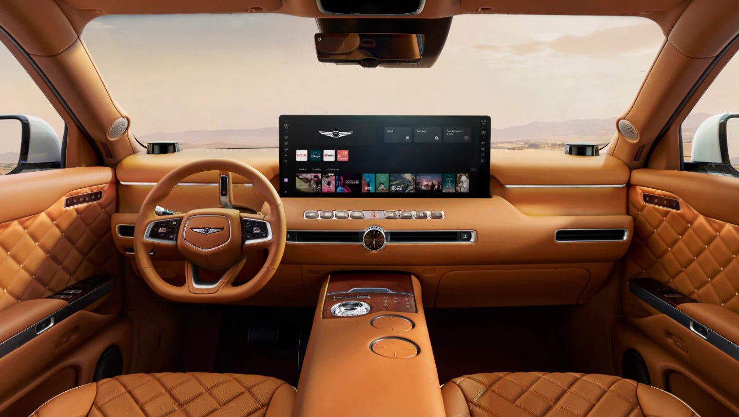LG Electronics Provides Six Cabin Systems for Genesis GV90