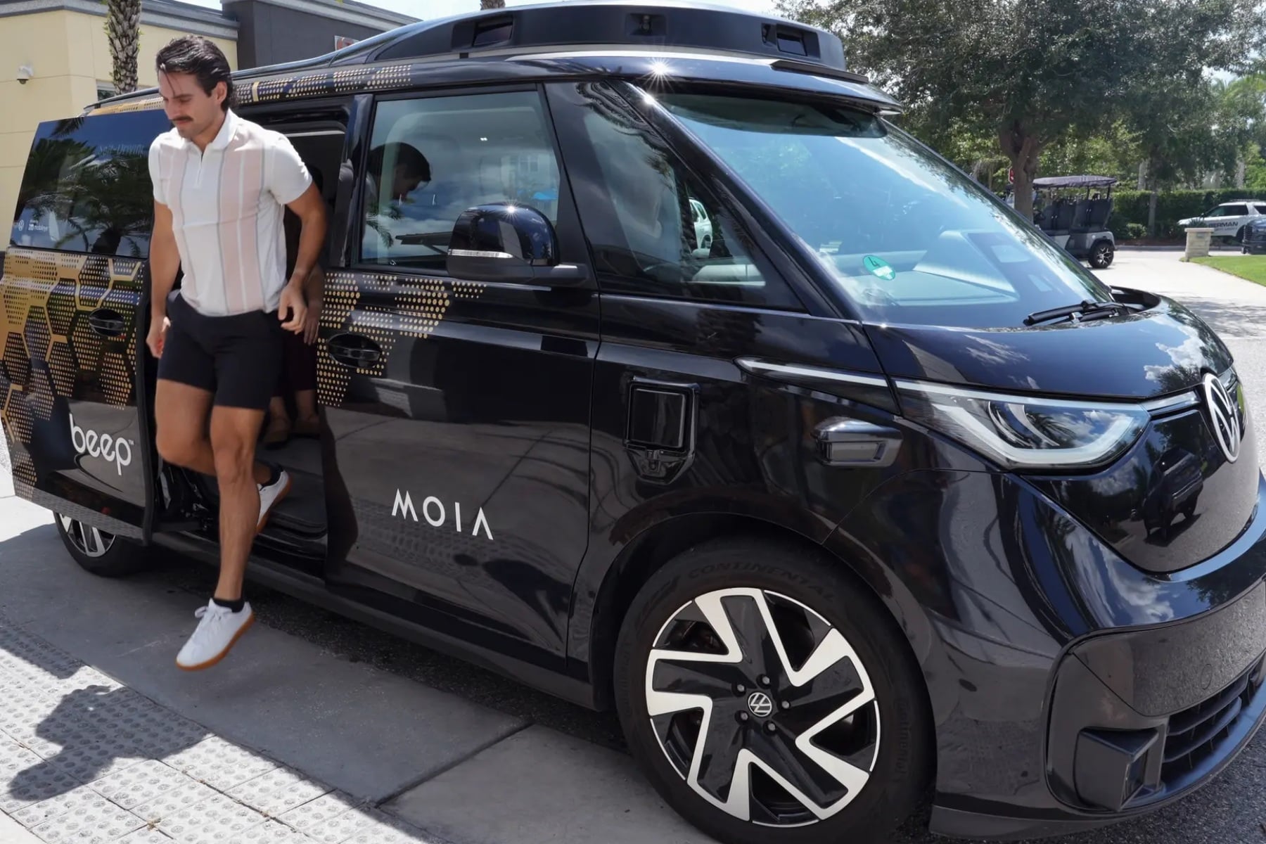 Moia Begins First Passenger Rides With Autonomous VW ID. Buzz Shuttles in Orlando