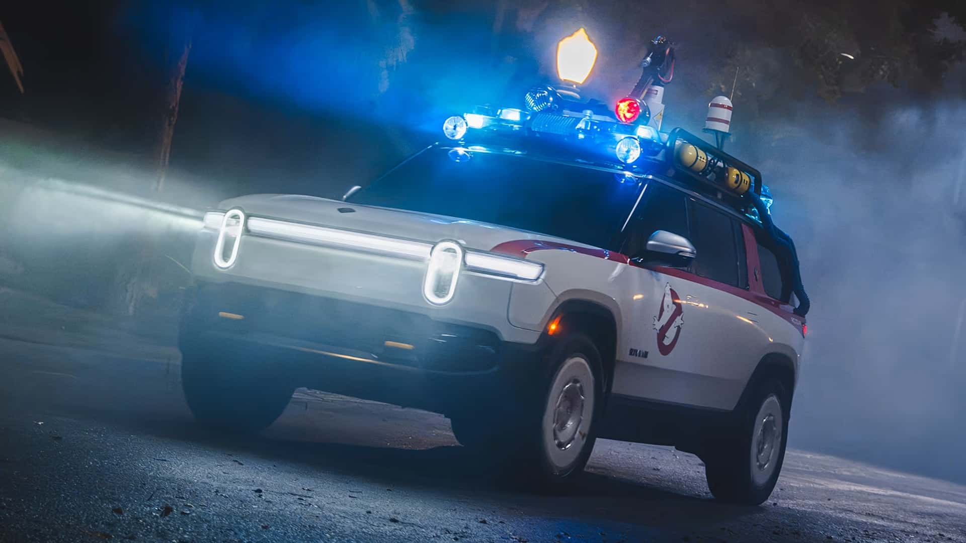 Rivian, Cadılar Bayramı için Ghostbusters Temalı Yazılım Güncellemesi Yayınlıyor