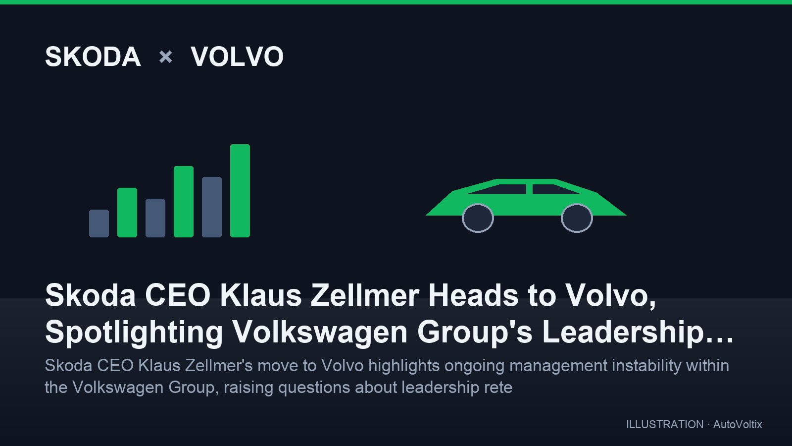 Skoda CEO'su Klaus Zellmer Volvo'ya Geçiyor: Volkswagen Grubu'nda Yönetim Sarsıntısı