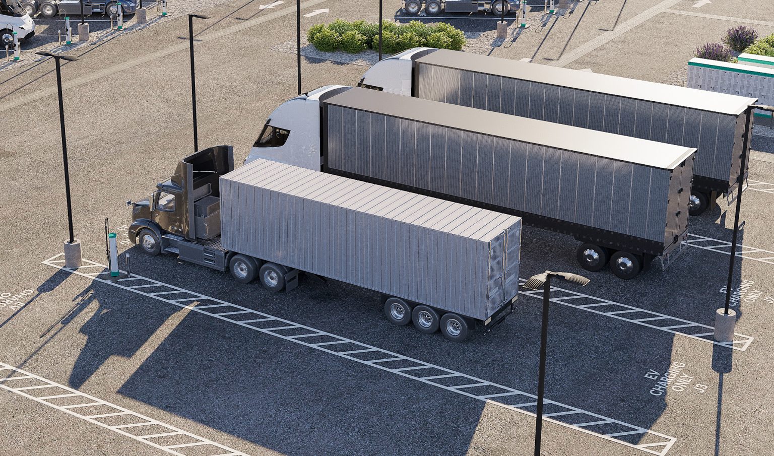 EV Realty Buys Ontario, California Site for a 9 MW Electric Truck Charging Hub