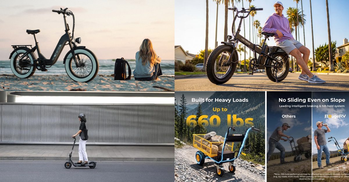 Heybike's Mars 2.5 and Ranger S 2.0 Folding E-Bikes Hit Their Lowest Prices Yet