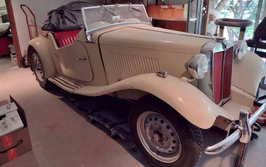 Basement-Bound for 50 Years: 1953 MG TD Emerges in Utah