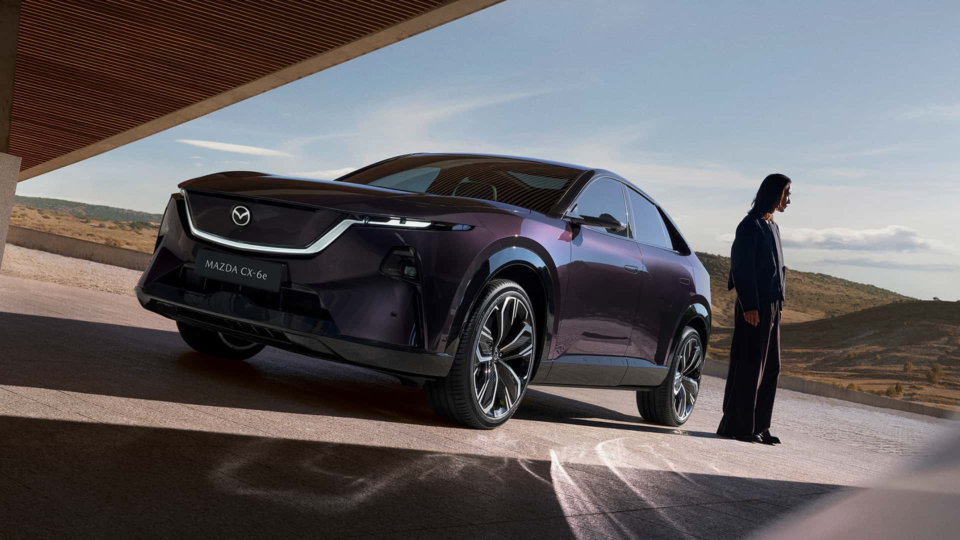 Mazda's CX-6e EV Can Broadcast Custom Messages To Pedestrians — With No Filter