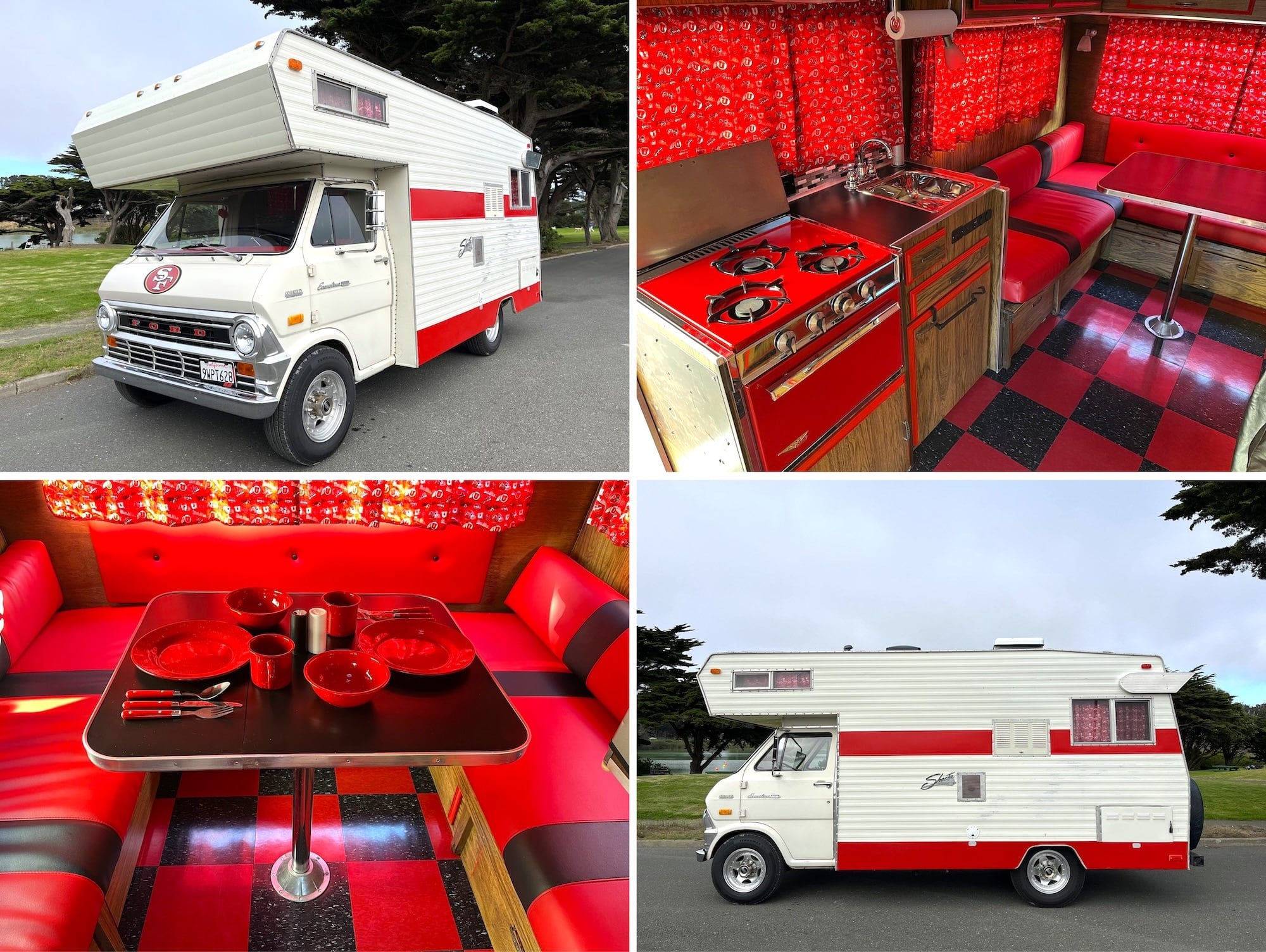 A 1971 Ford Econoline Turned Shasta Camper, Wings and All