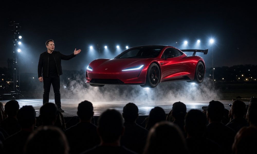Tesla Postpones Roadster Reveal Over Wind Concerns, and the Reasons May Go Beyond Flight