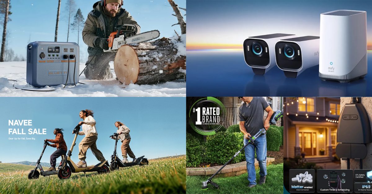 Bluetti Cuts Winter-Ready Sodium Power Station to $665, Navee SuperScooter Hits New Low in Fall Sales