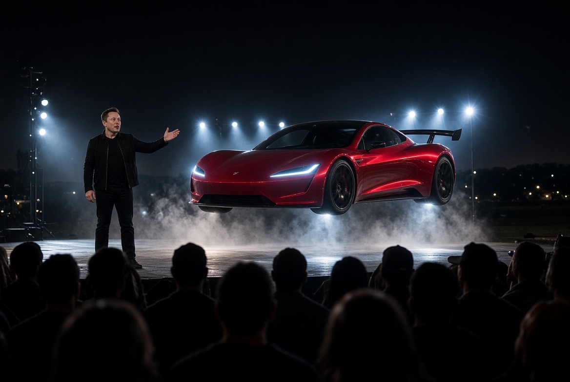 Musk'tan Roadster Gösterisi İçin Çarpıcı İfade: "Belki Gerçekten Patlar"