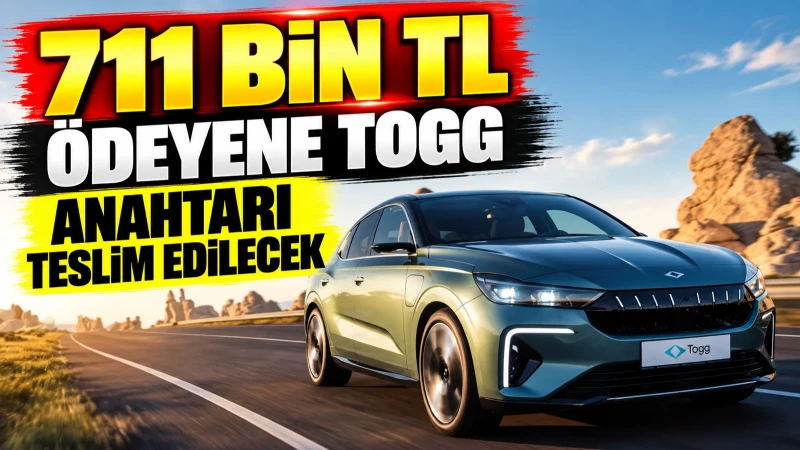 Togg Ekim Kampanyası: 711 Bin TL Ödeyene Togg Anahtarı