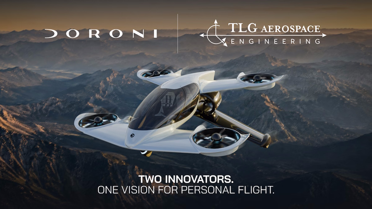 Doroni Aerospace Taps TLG Aerospace for H1-X Engineering and Certification Push