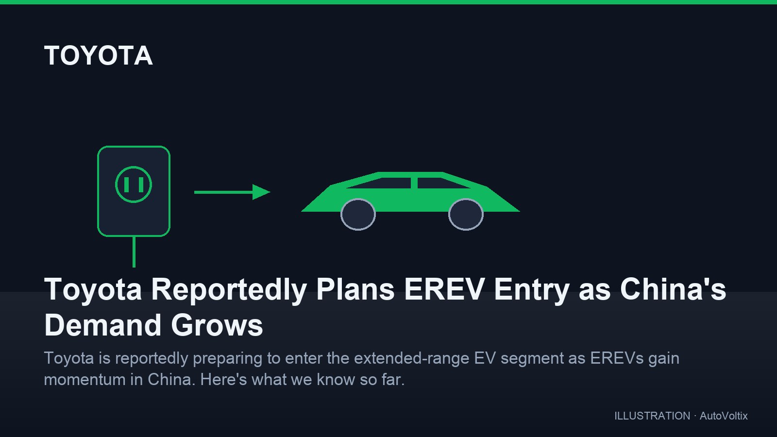 Toyota'nın EREV Pazarına Gireceği İddia Ediliyor: Çin'de Talep Artıyor