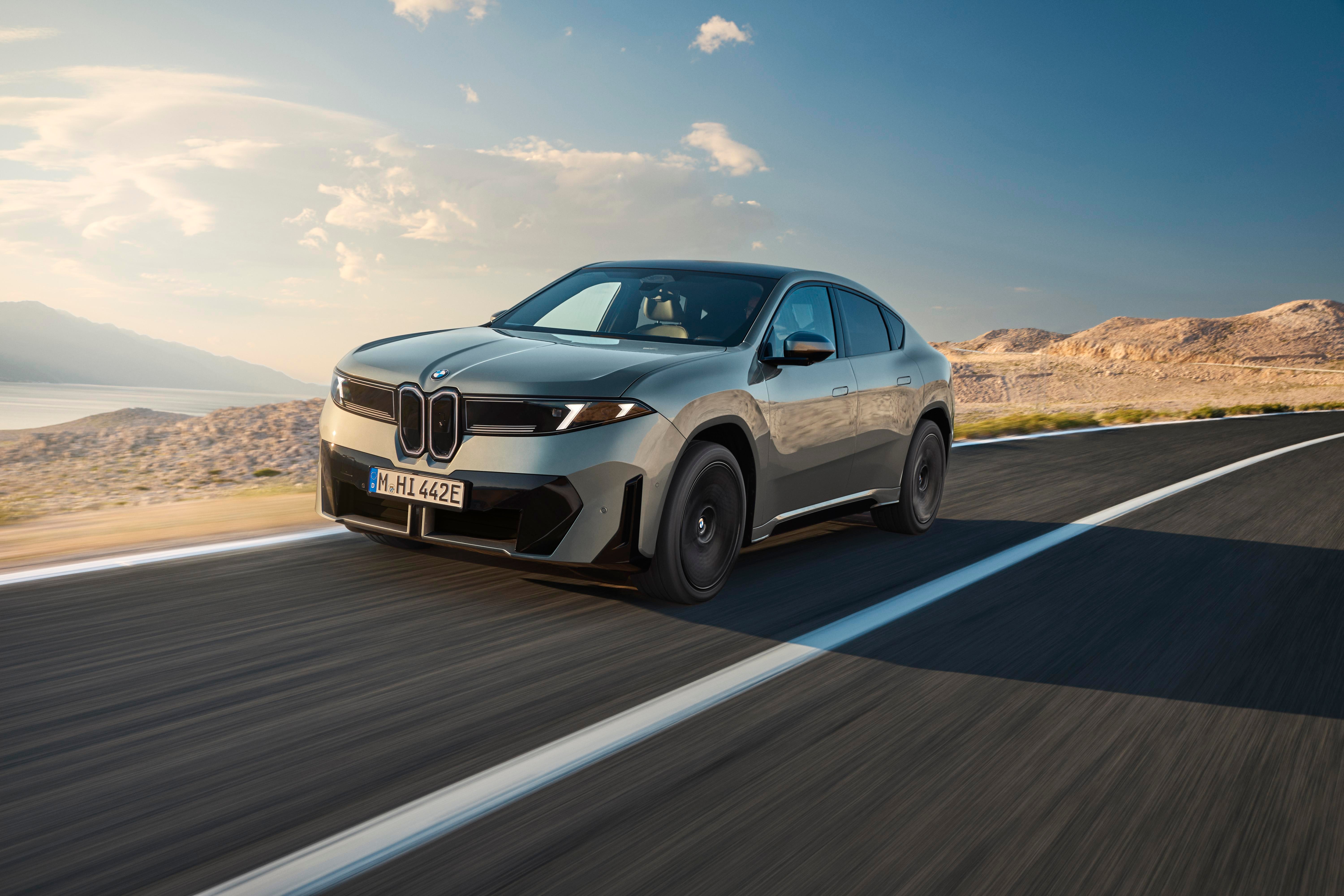 BMW iX4 Debuts With 428 Miles of Range and Prices From $66,200