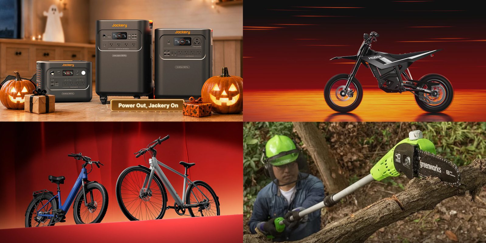 Jackery's Halloween Push Puts a Solar Bundle Under $1,500, While Yozma's New Dirt Bike Lands at $1,399