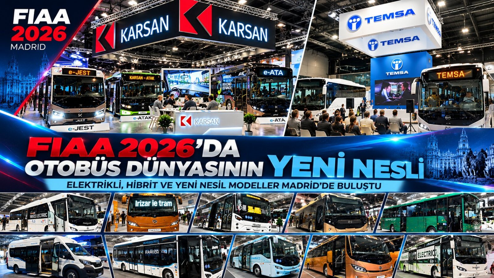 FIAA 2026'da Otobüs Dünyasının Yeni Nesli: Karsan ve TEMSA Öne Çıktı