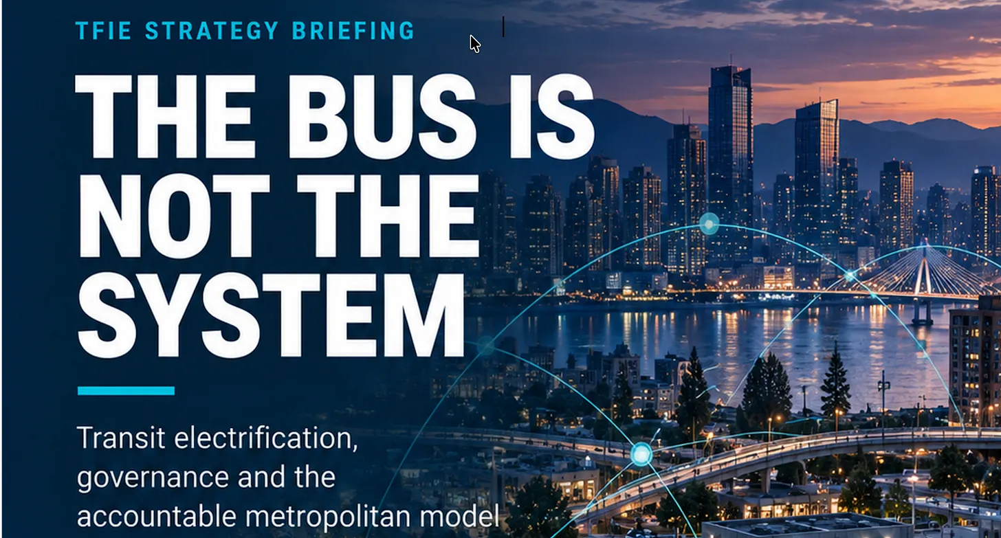 Electrifying Buses Means Locking Governance Choices Into Concrete and Cables