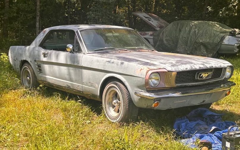 Half-Finished 1966 Ford Mustang V8 Swap Project Asks $7,000