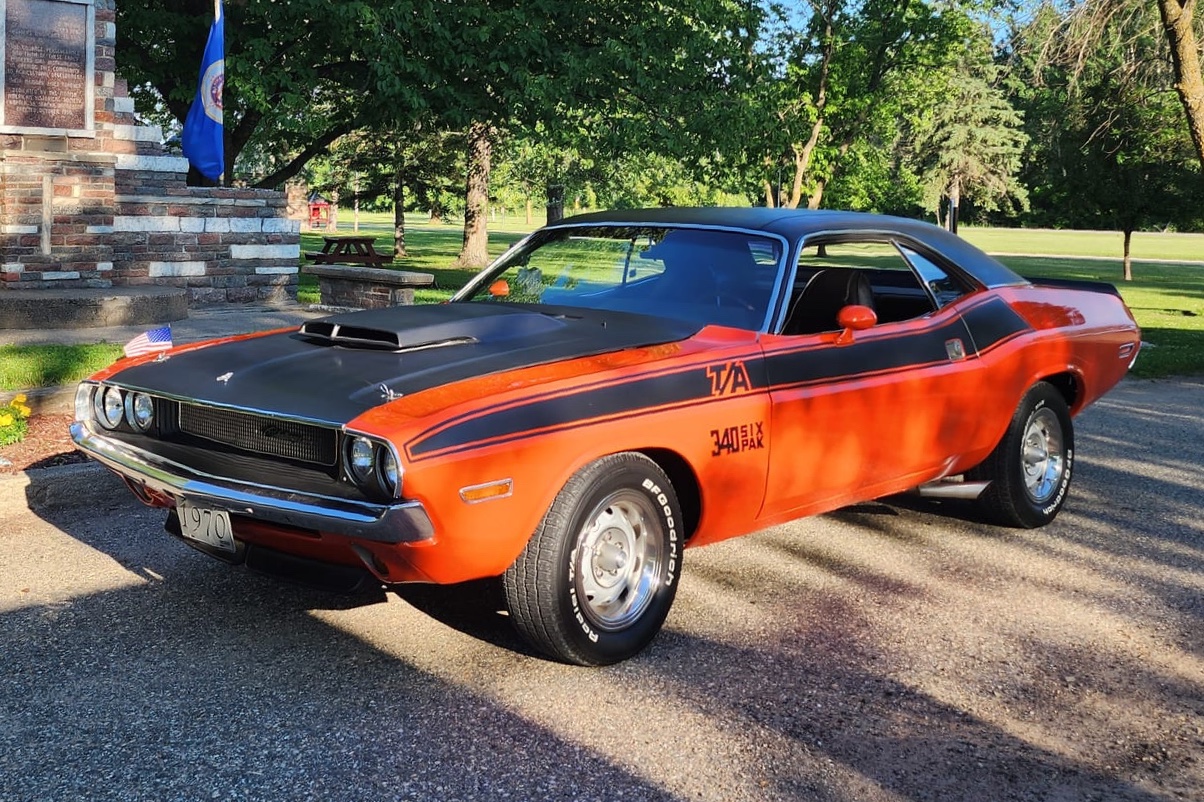 1970 Dodge Challenger T/A Heads to a No-Reserve Auction With a 340 Six-Pack