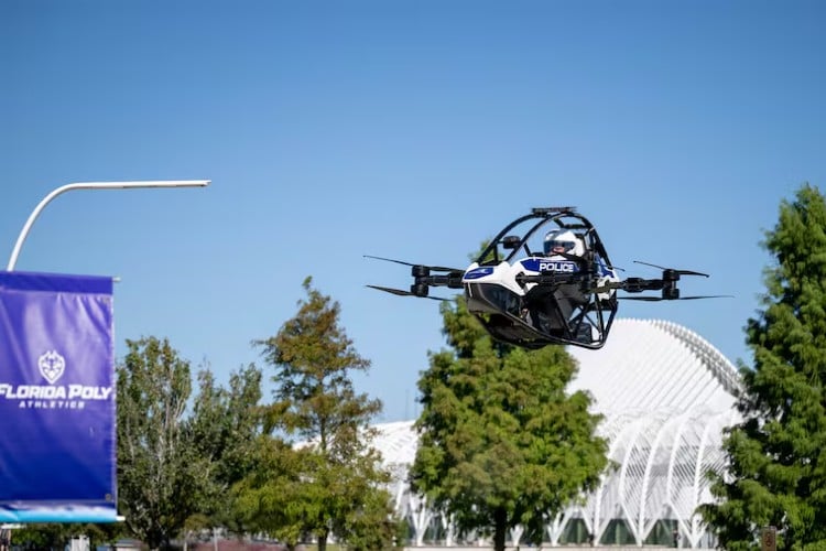 Florida'da Kampüs Polisi, İnsanlı eVTOL'u Devriye Filosuna Kattı